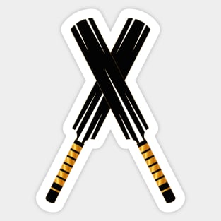 cricket bat Sticker